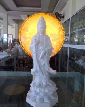 Tôn Tượng Phật Quan Âm đứng40cm (TCD07)