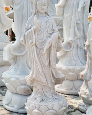 Tôn Tượng Phật Quan Âm 1m (QAD06)